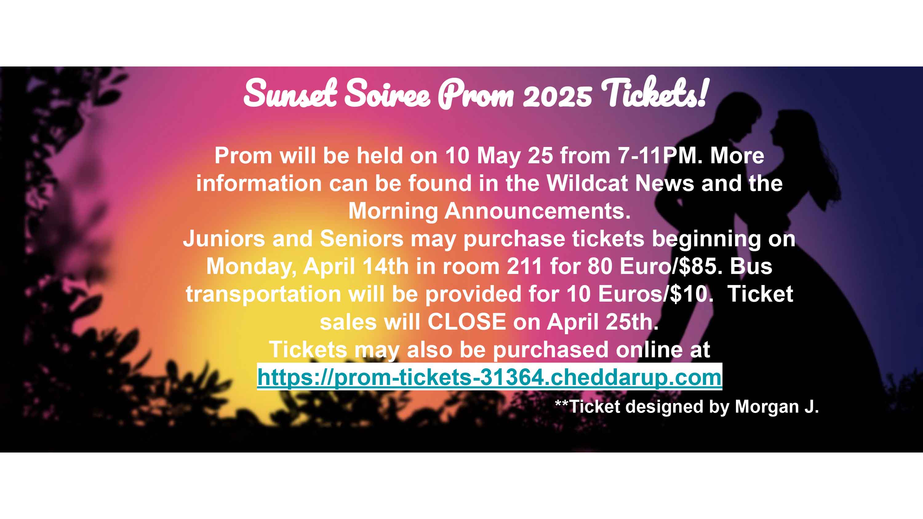 2025 Prom flyer
