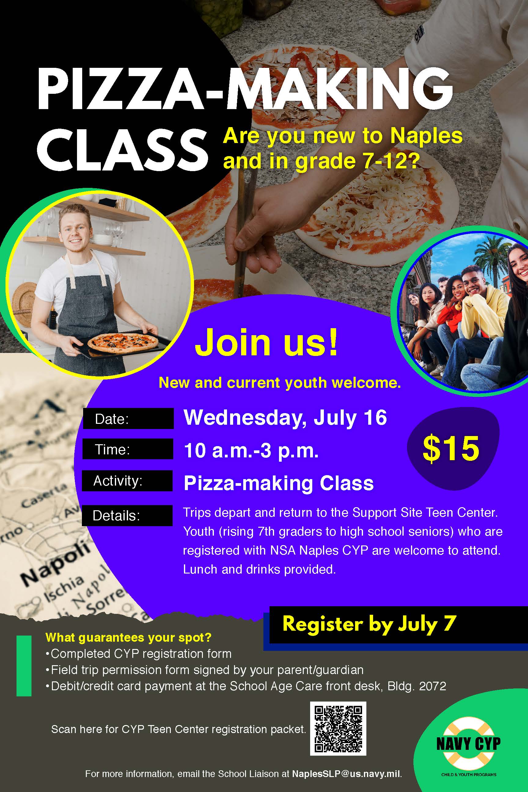Teen Orientation Trip July