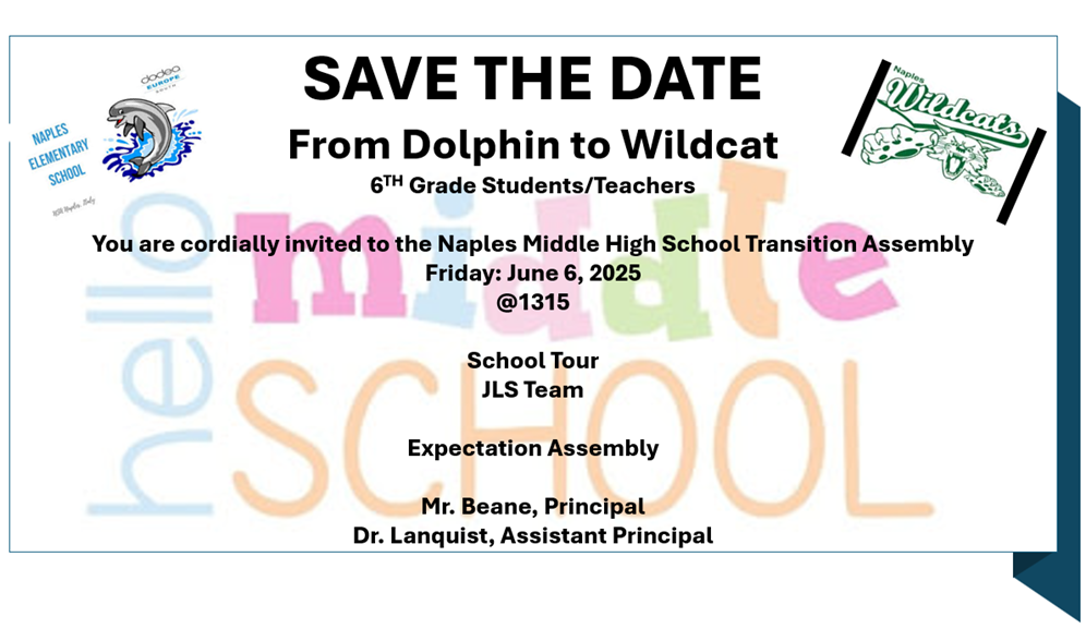 Middle High School Transition Assembly